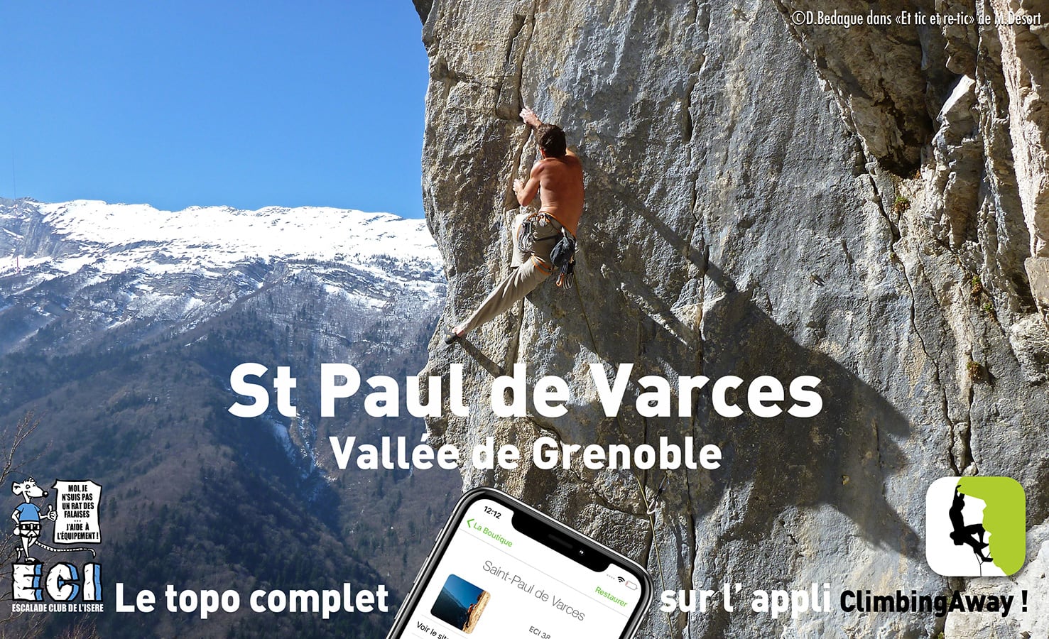 Saint-Paul de Varces en topo numérique ClimbingAway Saint-Paul de Varces en topo numérique ClimbingAway