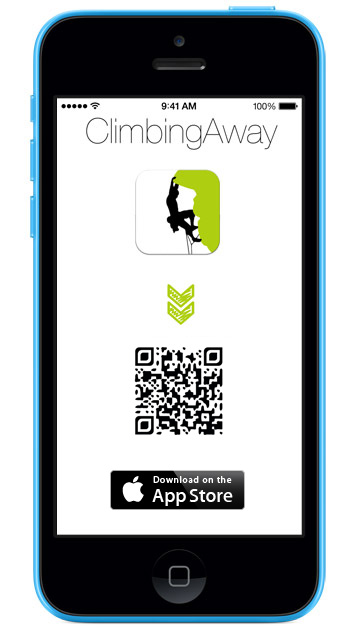 Download ClimbingAway on the AppStore or with QRCode Download ClimbingAway on the AppStore or with QRCode