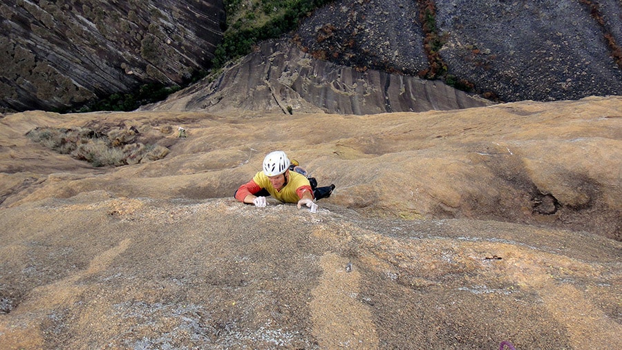 Thierry à Tsaranoro, photo Guillaume Pellissier