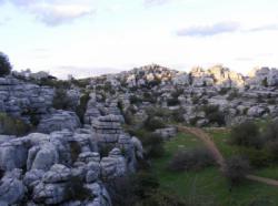 Vue du chaos de rocher / Torcal de Antequera