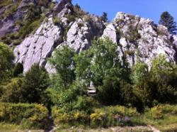 Vue depuis le parking / Rochers de la Berche