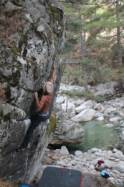 Le petit baigneur 6c  / Vallée de la Restonica