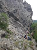 Gaël  dans Par où passer 6a+  / La Roche (bas)