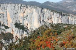 Les dalles grises et le Jardin des écureuils / Les Gorges du Verdon (L'Escalès)