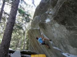 Guilhem  dans Wonderboy 5b  / Magic Wood