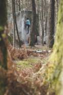 L'Angle Ben's 7a+  / Fontainebleau (Franchard Isatis)