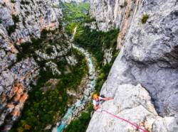 Tandem pour une Evidence ED- 6c 250m  / Les Gorges du Verdon (Estellié)